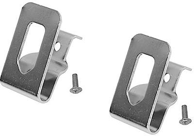 Belt Clip Hook, Electric Drill Belt Clip Hooks with Screws Replacement Power Tool for DeWalt 18V 20V Drill Driver N268241 N169778 DCD980 N086039-2 Set