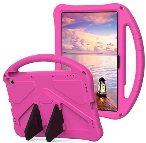Kids Case For Google Pixel Tablet 11inch 2023 Release Tablet Case, Children Friendly, Handle with Stand, EVA Lightweight Protective Cover, Pink