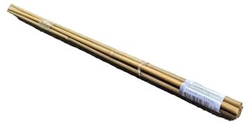 WERKA PRO Lot de 6 Tuteurs en Bambou H 105cm (Ø 10-12 mm)