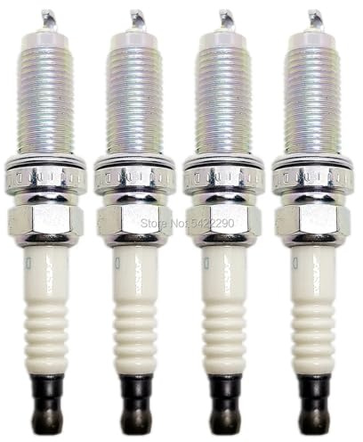 4x Dual Laser Iridium Zündkerze 12290-5R0-003 Kompatibel mit Honda Fit HR-V Jazz IV 1.5L 2015-2019 DXE22HCR11S DILZKAR7C11S Spark Plug Compatible