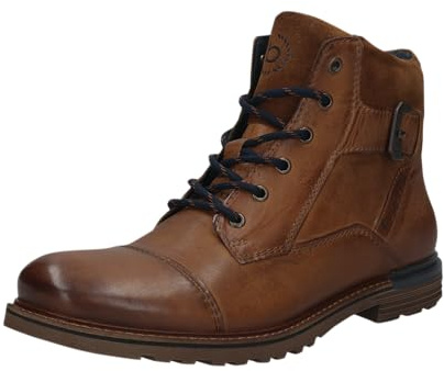 bugatti Herren Schnürstiefel, Männer Stiefel Kaltfutter
