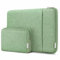 Inateck 360° Protection Laptop Bag Sleeve Case Compatible with 13-inch MacBook Air/Pro M3 M2 M1 2016-2024, with Accessory Bag, Mint Green