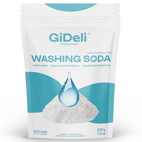 Waschsoda 200g Natriumcarbonat NA2CO3 calziniertes Soda Waschmittel Waschpulver