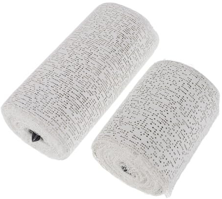 DOITOOL Mantel De Piedra Tela De Jardín Venda De Gasa De Yeso para Manualidades 2 Rollos