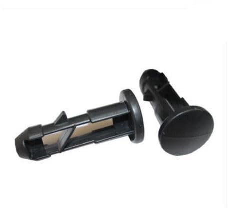2PCS Wheelie Bin Lid Hinge Pins Plastic Wheelie Bin Hinge Pin 65mmx20mm Compatible with Otto/ESE Fit for 120L/ 240L Wheelie Bin Hideaways for Household and Commercial Wheelie Trash Bins Black