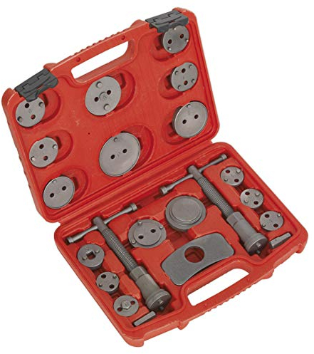 Sealey Brake Piston Wind-Back Tool Kit, 18 Pieces - VS0282