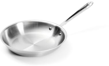 All-Clad SD55110 Stainless D5 Bratpfanne | 25 cm | Mehrschicht-Kochgeschirr | kompatibel mit allen Herdarten | aus Edelstahl und Aluminium