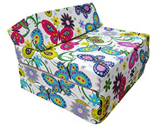 Natalia Spzoo Schlafsessel Klappmatratze Gästebett Bettsessel Schlafsofa Faltmatratze matratze (Garden) 200 x 70 x 10 cm