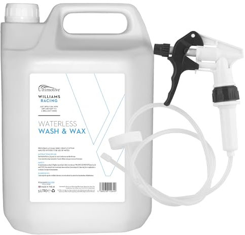 Williams Racing WIL0014 Waterless Wash Wax, 5 Litre - white