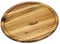 Kesper Lot de 6 assiettes à pizza en bois d'acacia, Ø 32 x 2 cm, avec gouttière à jus, certifié FSC, plateau à pain, plateau de service en bois