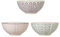 Bloomingville Schale Maya, rosa grün lila, Keramik, 3er Set, Ø 16,5 x Höhe 7,5 cm; 3er Set