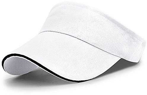 YEKEYI Unisex Sun Visor Cap Empty Top Baseball Cap Outdoor Sports Ultralight Tennis Hat with Adjustable Strap for Golf