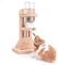 Niteangel Wasserflasche mit Ständer für syrische Zwerghamster, Gerbils, Mäuse, Ratten, Degus und kleine Haustiernager (Weiß)