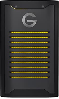 G-Technology 2 TB ArmorLock High-Grade 256-bit AES-XTS encryption, IP67 Rugged, Pro-Grade Performance 1000 MB/s - NVMe SSD,0G10484-1