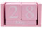 Framendino, Rosa Vintage Holz Kalender Rustikaler Block Chic Ewiger Kalender Desktop Holz Würfel Kalender für Home Office Schreibtisch Dekoration