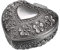 Angelkiss Xinlongyi-Bin212 Vintage Herzförmige Ring Metall Schmuckschatulle