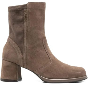 Nero Giardini I514311D stivaletti camoscio nero con tacco 6 cm