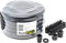 SoliFlex Flexible Conduit Outdoor Cable Contractor Pack IP40 10M Coil - Underground Burial, External Trunking, Electrical Ducting, Hose Pipe Wire Protection. w/Fittings - 10 Glands and Locknuts (M32)