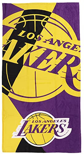 NORTHWEST Los Angeles Lakers Strandtuch, Puzzle-Design, 76,2 x 152,4 cm