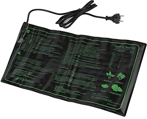 NOPNOG 50x25cm Heizmatte für Setzlinge, Wasserdicht, 17,5 W, 220V