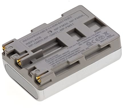 Batterie T6 Power pour SONY DCR-DVD91E, Li-Ion, 7,2 V, 1700 mAh (12,2 Wh), argent