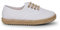 Pisamonas Zapatillas niños Suela y Cordones Yute Talla 36 en Color Blanco