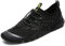 SAGUARO Badeschuhe Strandschuhe Aquaschuhe Wasserschuhe Surfschuhe Schwimmschuhe für Damen Herren Kinder, Schwarz 37