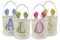 Print Maniacs Personalised Happy Easter Egg Hunt Basket Bucket Treat Sweets Chocolate Bunny Rabbit Treasure Party Gift Bag Kids Peter (Yellow Ears)