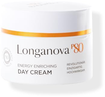 Longanova P80 - Energiereiche Tagescreme Gesicht für Falten, Kollagen &Feuchtigkeit - sofortige Lifting & Anti-Aging Anti Falten Creme – vegan & tierversuchsfrei – hergestellt inItalien