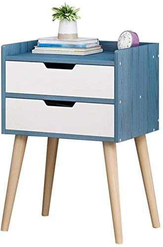 Korridor Haushalt Arbeitszimmer Doppelt Pumpen Spind Schlafzimmer Montage Badezimmer Wohnzimmer 33 x 28 x 54 cm Aufbewahrungsbox (Farbe: Ahorn) (blaues Holz)