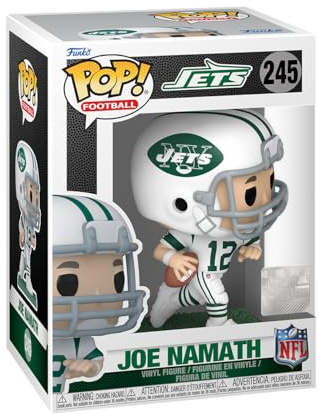 Funko POP! NFL Legends: Jets Joe Namath - Vinyl-Sammelfigur - Geschenkidee - Offizielle Handelswaren - Spielzeug Für Kinder und Erwachsene - Sports Fans - Modellfigur Für Sammler und Display