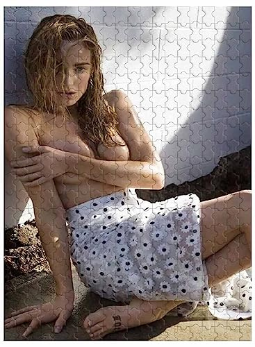 Für Erwachsene, 300 Teile Holzpuzzle, Schauspielerin Sexy Frauen Caity Lotz 38 * 26cm
