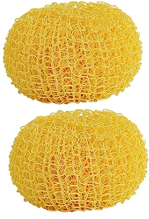 SOLUSTRE 2piezas Bola De Limpieza Nano para Fregar Platos Esponjas Redondas Resistentes Estropajo Antirayaduras para Lavar Vajilla y Ollas