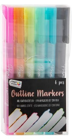 Craft Sensations 6 Stück Konturmarker