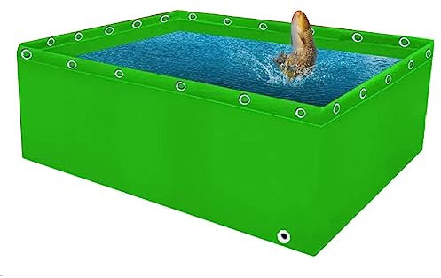 Estanque De Peces Estanque De Lona, Lona De Cisterna De Lona Impermeable Estanque De Peces Al Aire Libre Tanque De Retención Temporal para Peces De Agua Salada para El Cultivo De Cangrejos, Piscina C