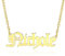 MMXX Collier de Nom Personnalisé Collier Porte-Nom Plaqué Or pour Femmes Argent/Or Rose Collier Pendentif Prénom Avec Pierre de Naissance Cadeau de Bijoux pour Fille -A3