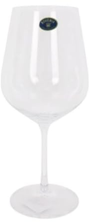 Calledelregalo Verre à vin en verre Bohême/verre en verre Bohême/450 ml / 1 verre à vin (1) / Cadeaux originaux