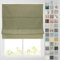 Barnes Blinds - Patterned Roman Blinds, Fully Lined, Custom Sizing Available - Durable Fittings Easy Fit (Olive Diamond 122cm)