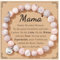POWWA Mama Geschenk, Muttertagsgeschenk Geburtstagsgeschenk für Mama Mutter Beste Personalisierte Armband Frauen Damen Valentinstag Weihnachtsgeschenke