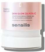 Sensilis Skin Glow Glycolic Aufhellendes Glättungsgel, erneuert, peelt und spendet Feuchtigkeit für die Haut, mit Glykolsäure und Hyaluronsäure, für empfindliche Haut, 50 ml