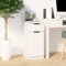 Caisson de Bureau, Caisson de Rangement Meuble de Rangement Armoire de bureau Blanc 33,5x50x75 cm Bois d'ingénierie