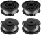 JINHENB Strimmer Wire Replacement Spool and Line, 4 piece compatible with Bosch ART 23 SL ART 26 SL, EasyGrassCut 18, 23, 26, 18-230, 18-260, for mower trimmer F016800569 F016800385
