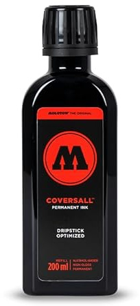 MOLOTOW COVERSALL Nachfülltinte schwarz 200 ml