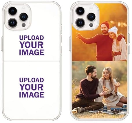 Custom Personalised Phone Case For Apple iPhone 16, 15, 14 – Customised iPhone Cover with Any Text, Photo or Image – Personalised Phone Cases for iPhone 16 Pro Max, 15 Pro Max, 14 Pro & More Style 2