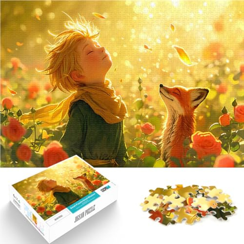 1000-teilige Puzzles für Erwachsene lustige Spiele für die ganze Familie EIN Kleiner Prinz und EIN Fuchs EIN Kunstwerk38x26cm