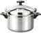 Ollas a presión de 3L/7L, ollas a presión profesionales de aluminio, sistema de tapa de bloqueo seguro, olla a presión de doble mango para uso diario en tu cocina, multicocina, cocción rápida (3 L)