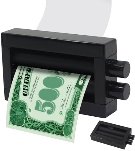 Magician's Money Maker - Weißer Papierschein Wird Zu Gelddruckmaschine - Pädagogische Lernspiele, Utensilien für Zauberer, realistische Zaubertrick Spielzeuge für Feiertagsfeiern und Talentwettbewerbe