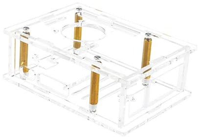 Für RaspberryPI5 Clear Acrylhülle Clear Cover Box Mainboard Display Beschützer Mit Optionalen Kühllüfterheizungen