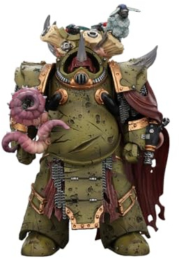 TinyWizTo 1:18 Scale 40K SM2 Articulated Soldier Action Figure with Weapons and Equipment, Vintage Military Gift for Enthusiast (Death Shroud Terminator Warrior 2)