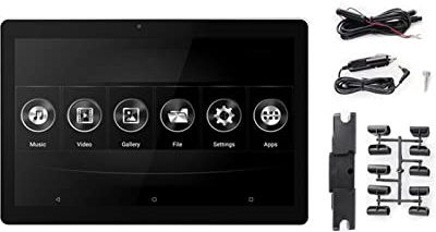 11,6-Zoll-Auto-Kopfstützenmonitor 1080P-Video im Kopfhörer IN Touchscreen WiFi/Bluetooth/USB/SD//FM MP5-Videoplayer Familien-Roadtrips(1101A-4)